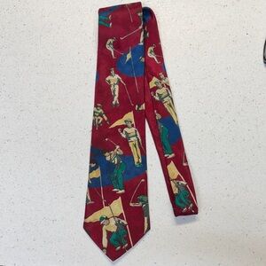 Vintage American Sports Golf Necktie